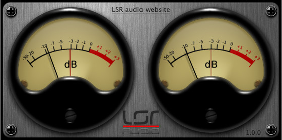 No hagas Arena Cadera LSR Audio LVLMeter freeware VU meter plugin for PC and Mac