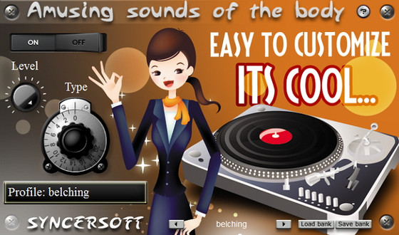 SyncerSoft Amusing sounds of the body