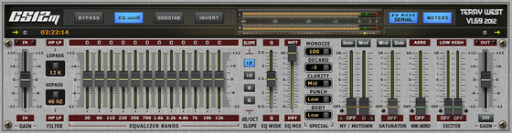 Terry West CS-12M Master Channel Strip