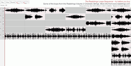 Realstrings Online Loops Sequencer