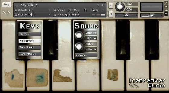 Icebreaker Audio Key-Clicks