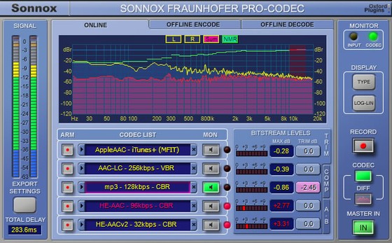 Sonnox Fraunhofer Pro-Codec