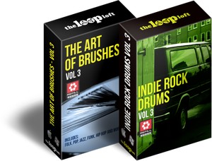 The Loop Loft The Art of Brushes Vol 3 / Indie Rock Drums ReFill