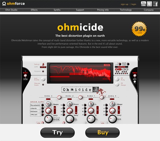 Ohm Force website