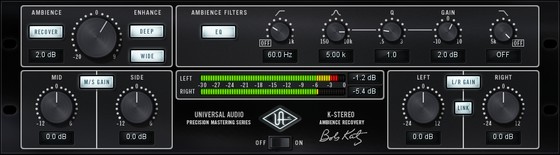 Universal Audio K-Stereo Ambience Recovery Plug-In