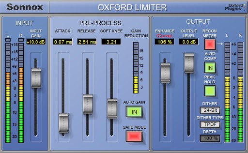 Sonnox Oxford Limiter