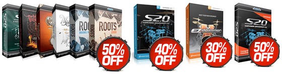 Toontrack up to 50% off at Time+Space