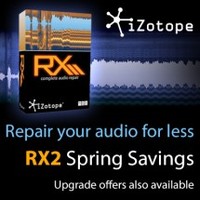 iZotope RX2 Spring Savings