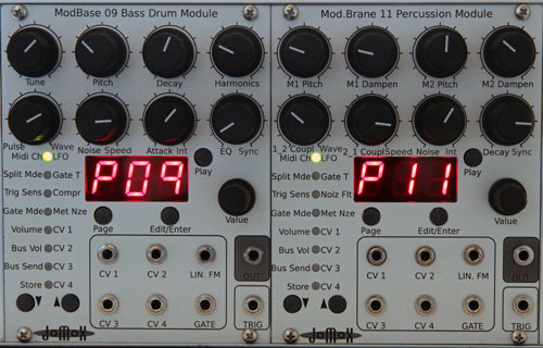 Jomox ModBase Eurorack drum modules