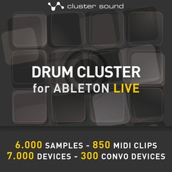 Cluster Sound Drum Cluster for LIVE