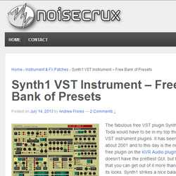 Noisecrux Synth1 Preset Bank