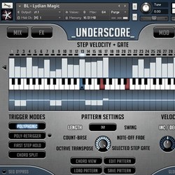 StudioWeapon Underscore virtual instrument library for NI Kontakt