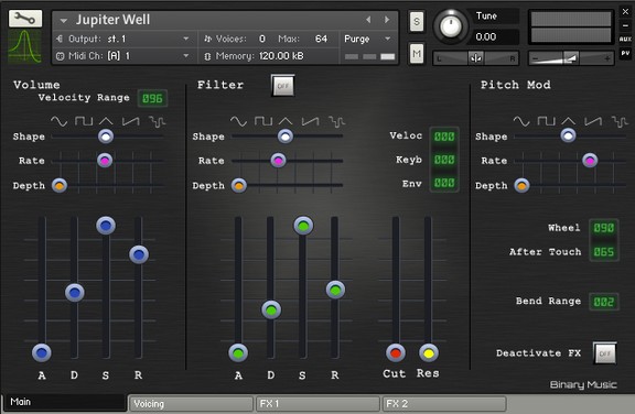 Binary Music Electrophonics