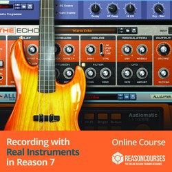 Producertech Recording with real instruments in Reason 7