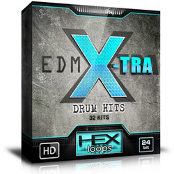 Hex Loops EDM X-Tra Drum Hits