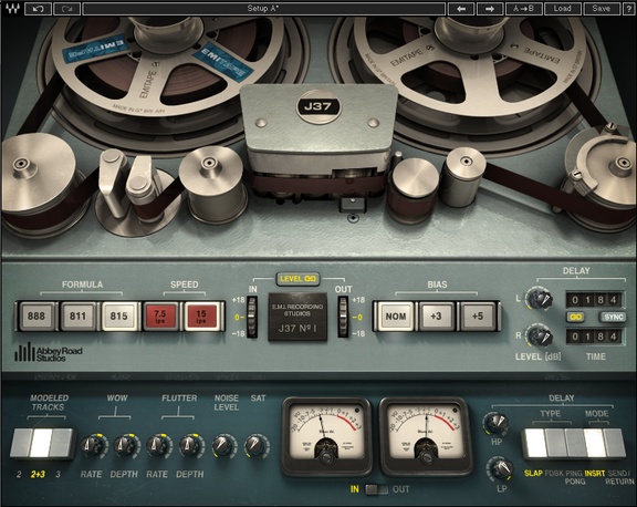 Waves J37 Tape saturation plugin