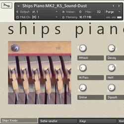 Sound Dust Ships Piano Mk2