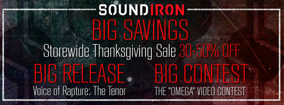 Soundiron Thanksgiving Sale