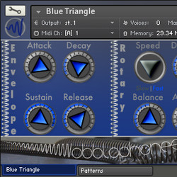 Wobblophones Blue Triangle for Kontakt