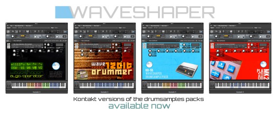 Waveshaper sample packs for Kontakt