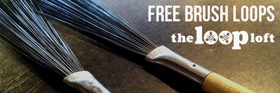 Free brush drum loops at The Loop Loft