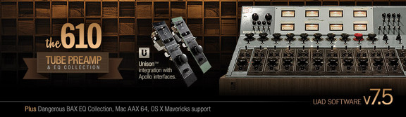 Universal Audio UAD Software v7.5