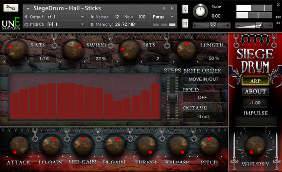 unEArthed Sampling Siege Drum