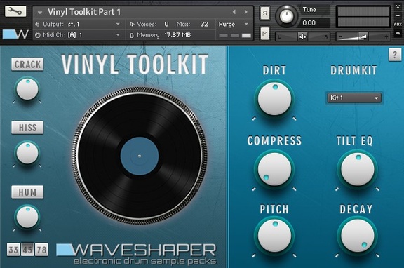 WaveShaper Vinyl Toolkit
