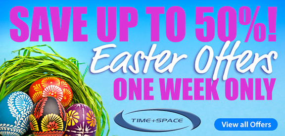 Time+Space Easter Sale