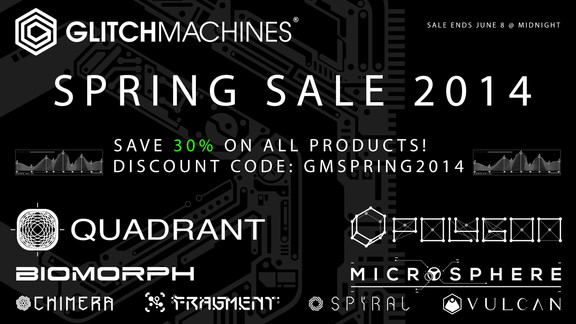 Glitchmachines Spring Sale