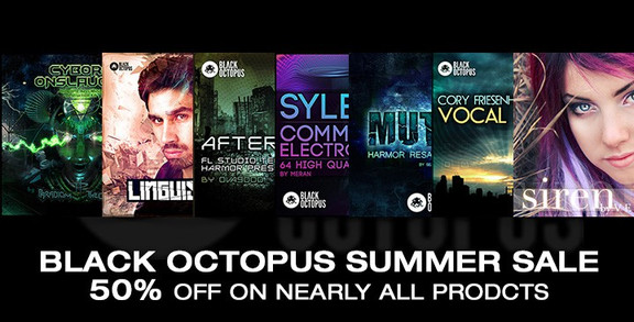 Black Octopus Summer Sale