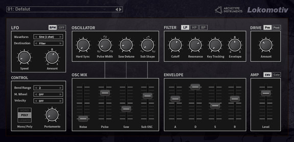 Archetype Instruments Lokomotiv