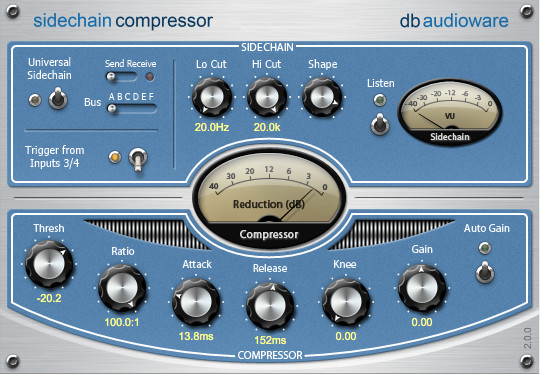 db audioware Sidechain Compressor