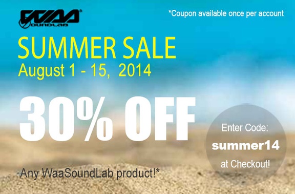 WaaSoundLab Summer Sale