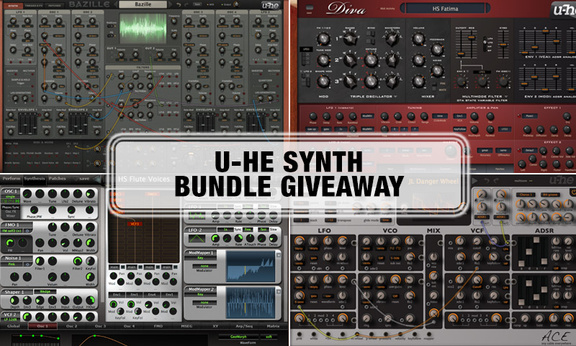 u-he Synth Bundle Giveaway