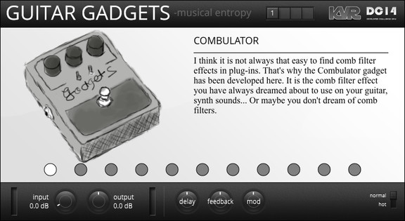 Musical Entropy Guitar Gadgets