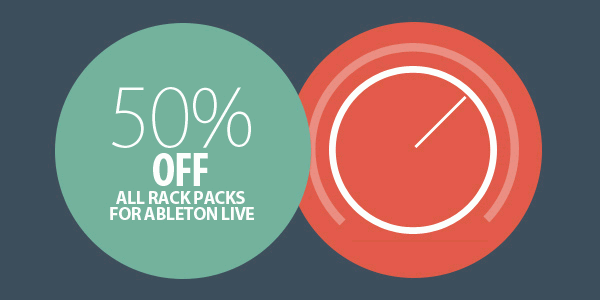50% off Ableton Live Packs