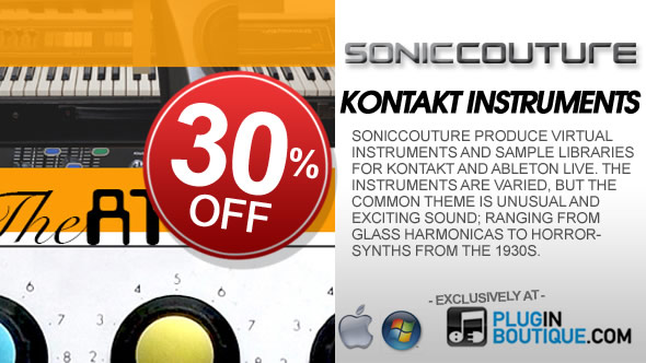 30% off Soniccouture