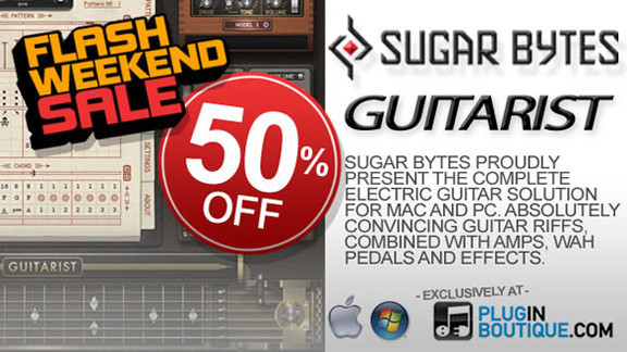 50% off Sugar Bytes Guitarist