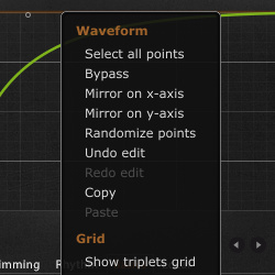 VolumeShaper 4 waveform editing