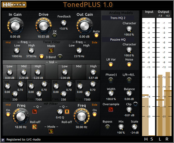 LVC-Audio TonedPLUS