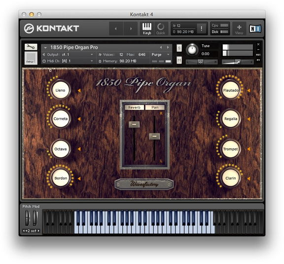 Wavesfactory 1850 Pipe Organ Pro