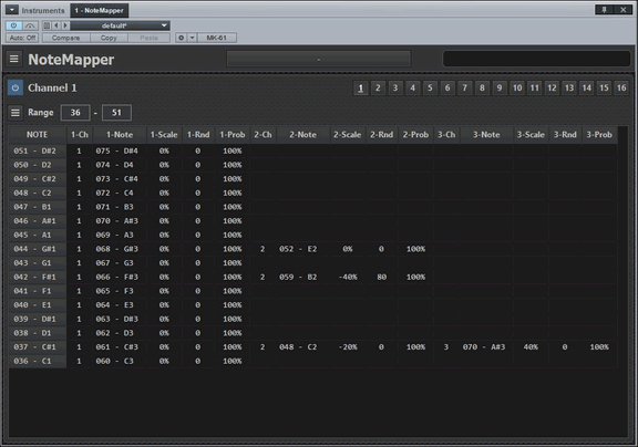 CodeFN42 NoteMapper