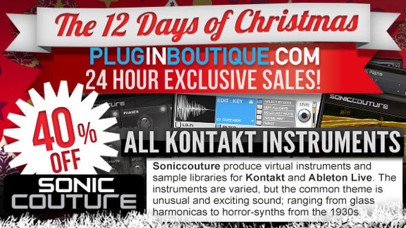 40% off Soniccouture at Plugin Boutique