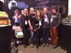 Bob Moog Foundation booth at last year's NAMM Show