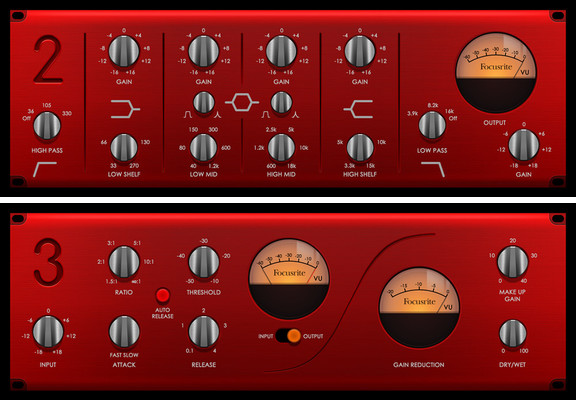 Focusrite Red 2 & Red 3 Plug-in Suite