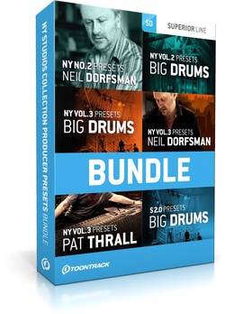 Toontrack N.Y. Studios Collection Producer Presets Bundle