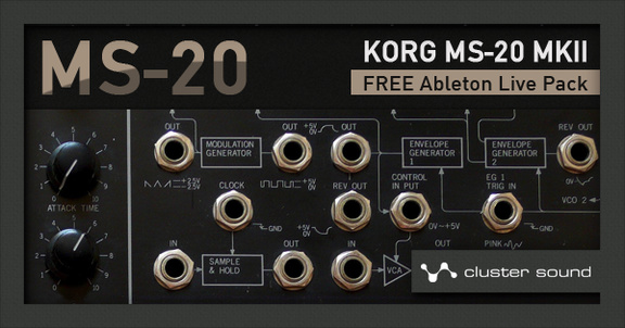 Cluster Sound MS-20 Live Pack