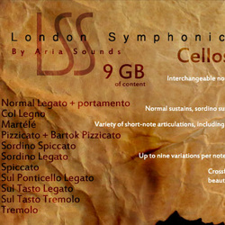 Aria Sounds London Symphonic Strings - Cellos