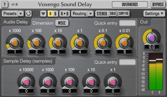 Voxengo Sound Delay